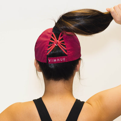 "Shine" Athletic Cap in Raspberry | VimHue x Revel Girl